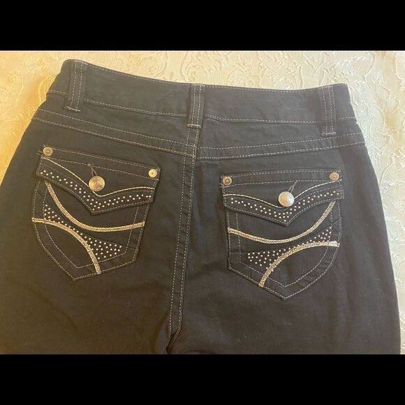 🎀 Nine West Boot Cut  indigo Denim Jeans  6/27 - Picture 4 of 10